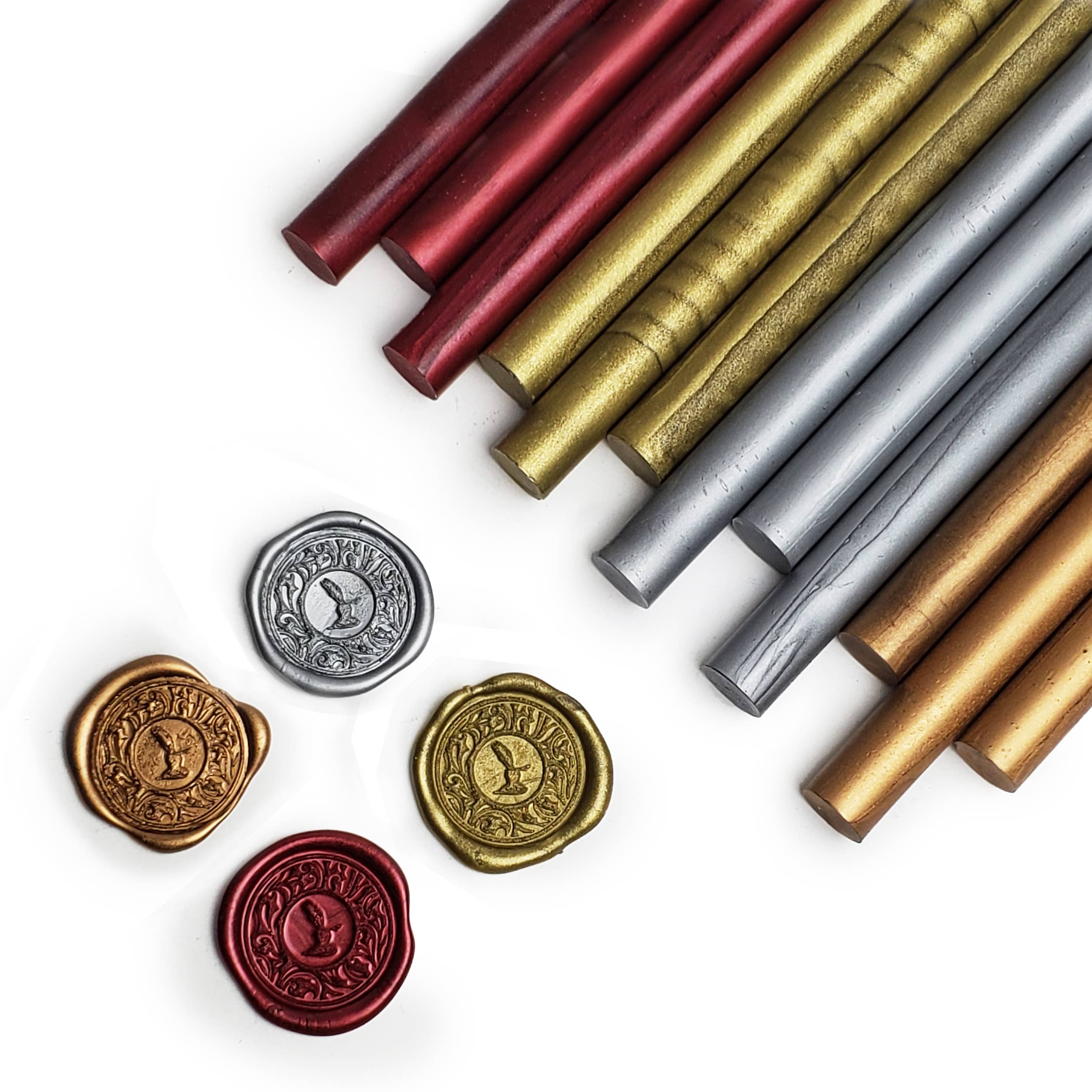 Freund Mayer & Co. - Wholesale Sealing Wax - Glue Gun Premium Sealing Wax Assortment Pk of 12-multi color1