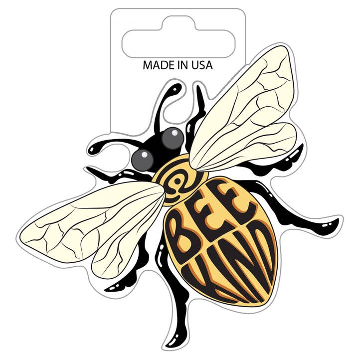 Sticker - Bee Kind - Canvas (Set of 8) for wholesale by Desperate Enterprises