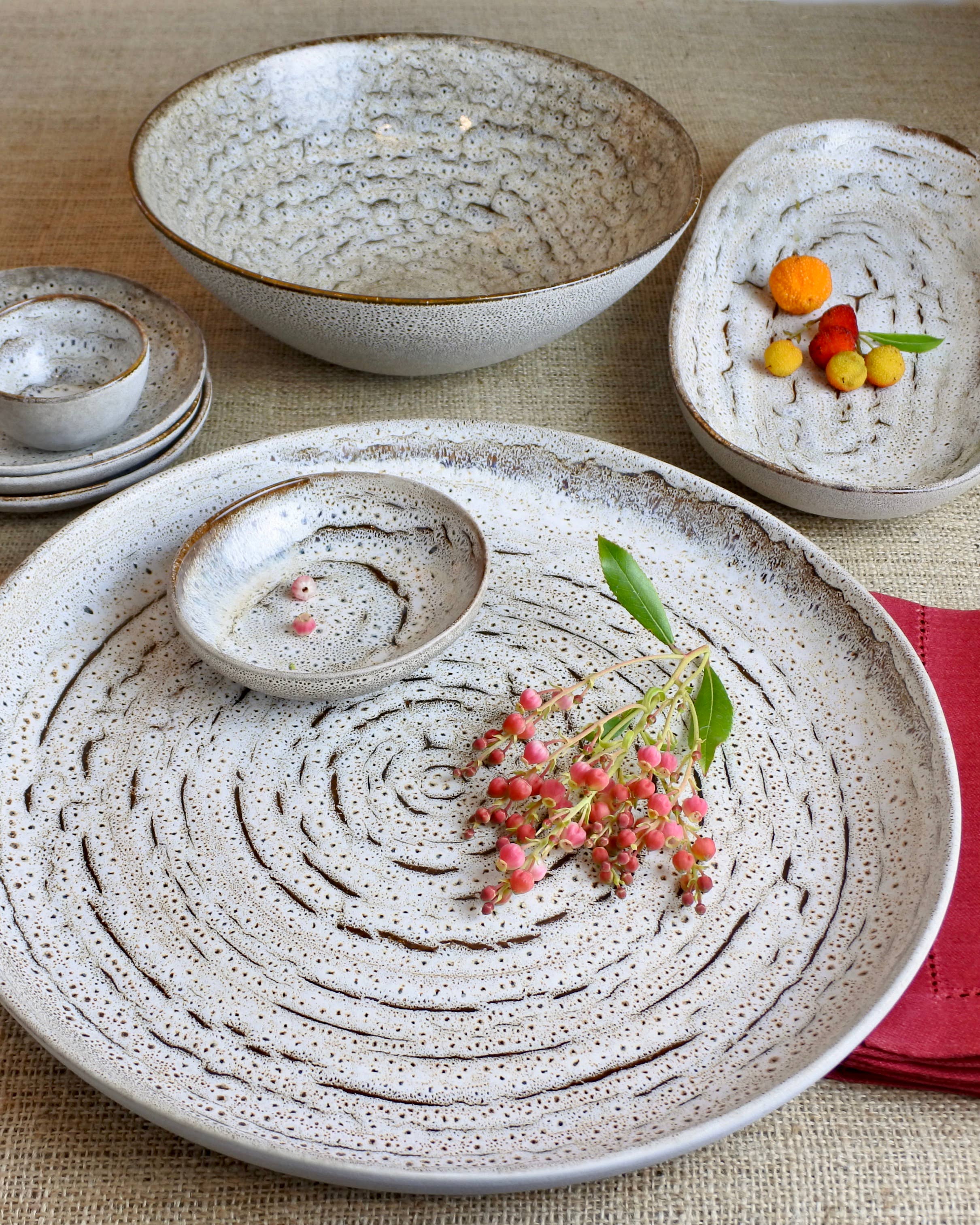 Carmel Ceramica - Vente Bol de service - Bol de service Truffle 10 1/2 po2