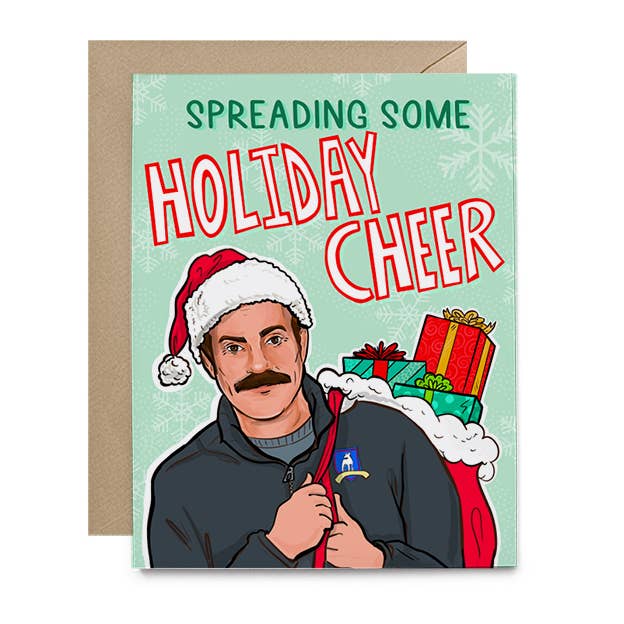 Ted Lasso vakantiekaart voor wholesale door Hello Harlot