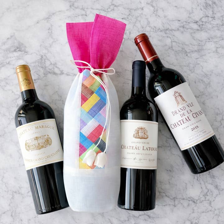 Patchwork Wine Cover for wholesale by Style by HM