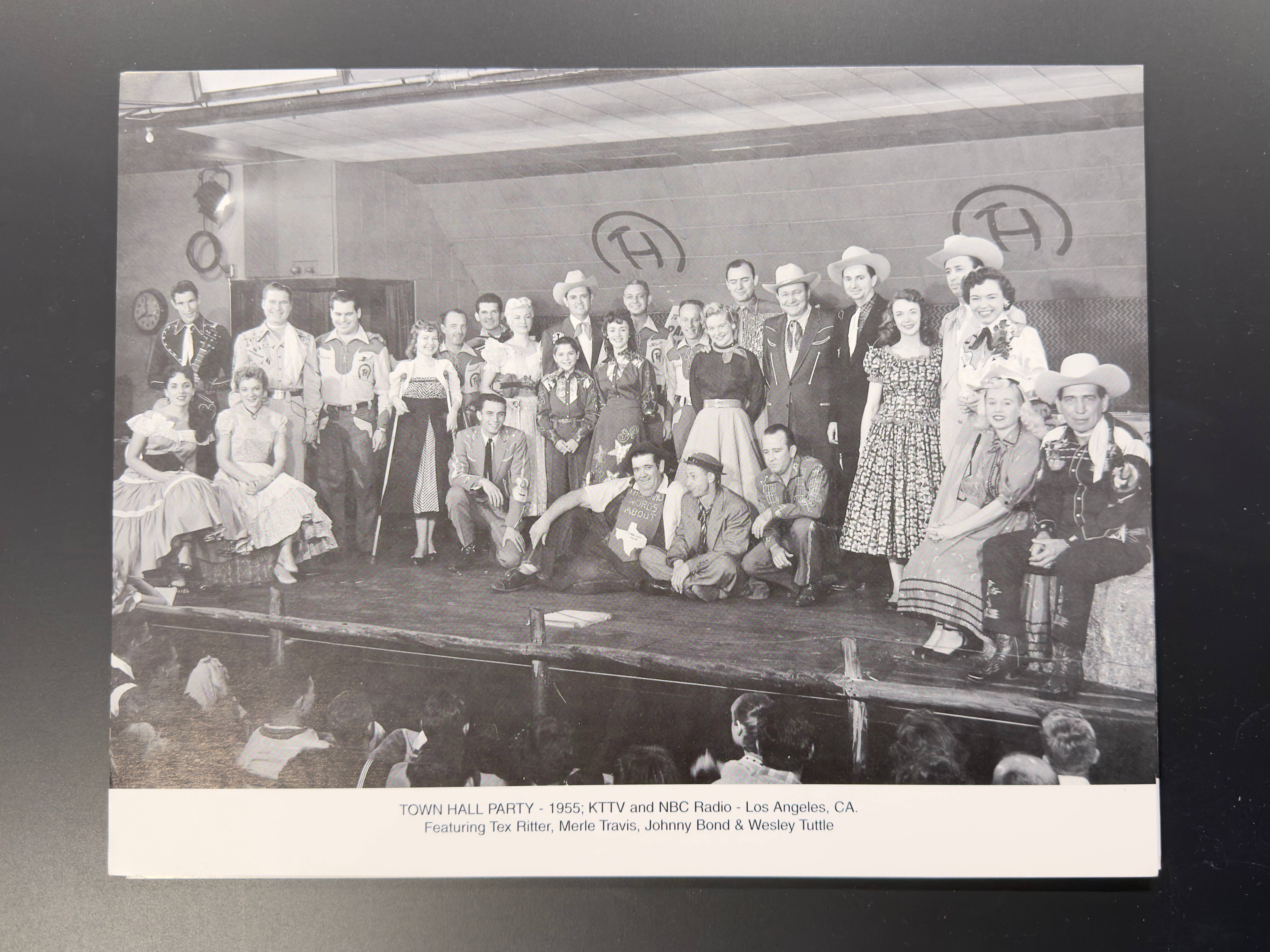 Vintage 5 - Wholesale Photograph - Town Hall Party - 1955 - Los Angeles, CA 7"x14" B&W Print