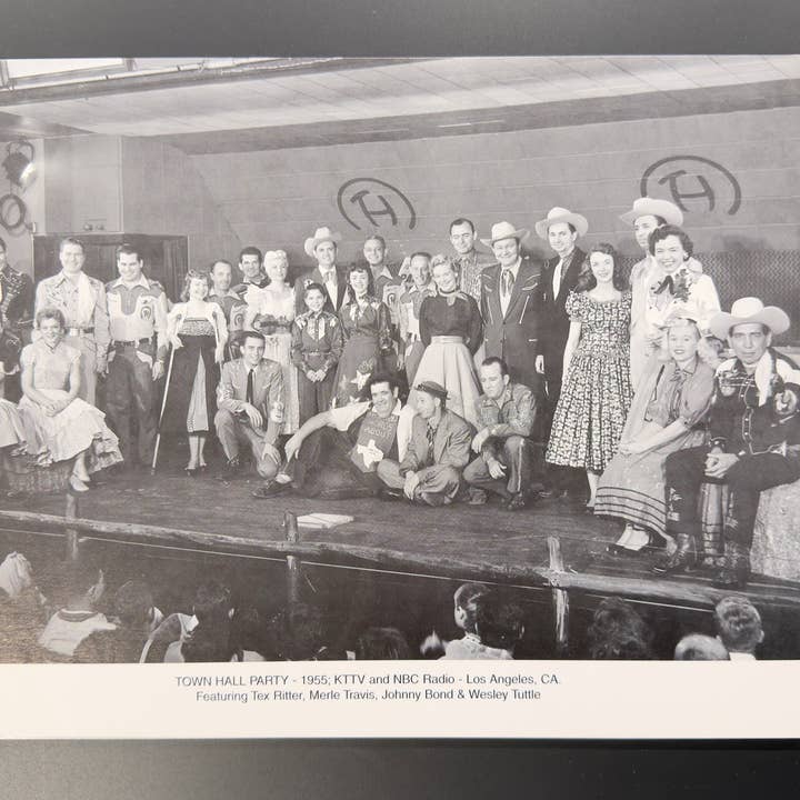 Vintage 5 - Wholesale Photograph - Town Hall Party - 1955 - Los Angeles, CA 7"x14" B&W Print0