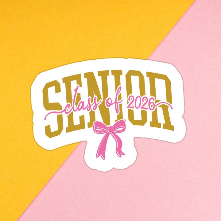 Graduation Senior Gift School Waterproof Vinyl Sticker for wholesale by Stickers+ X Ashley Bexar