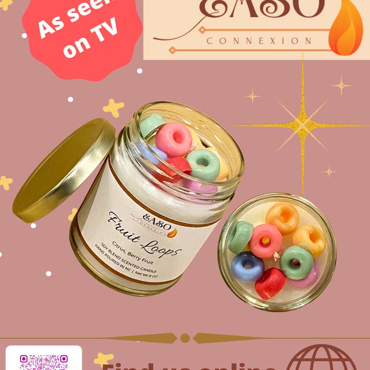 EASO Connexion - Wholesale Pot/gevulde kaars - Fruit Loops kaars2