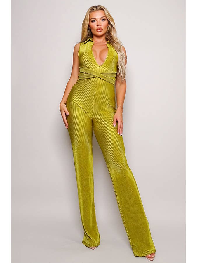 CEFIAN FASHION - Wholesale Jumpsuit – Women's - BOOGIE NIGHTS FLARED JUMPSUIT9