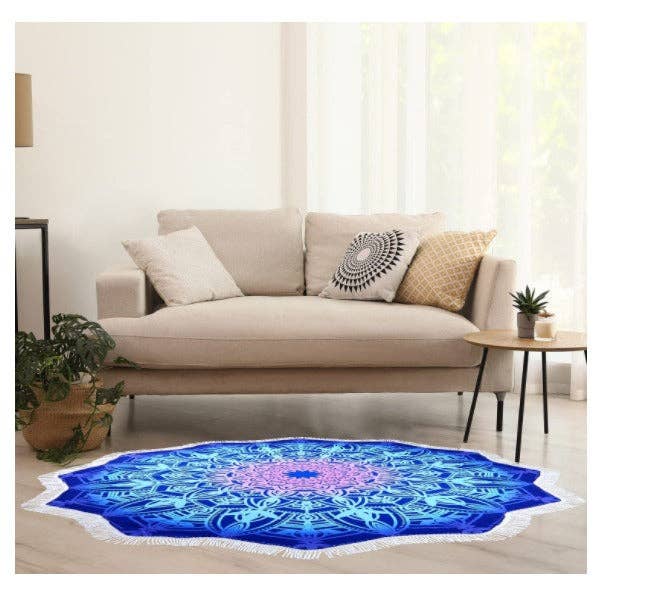 VIGOR - Wholesale Beach Towel - High Quality Round Bohemian Blanket Hippie Indian Throw Blan7