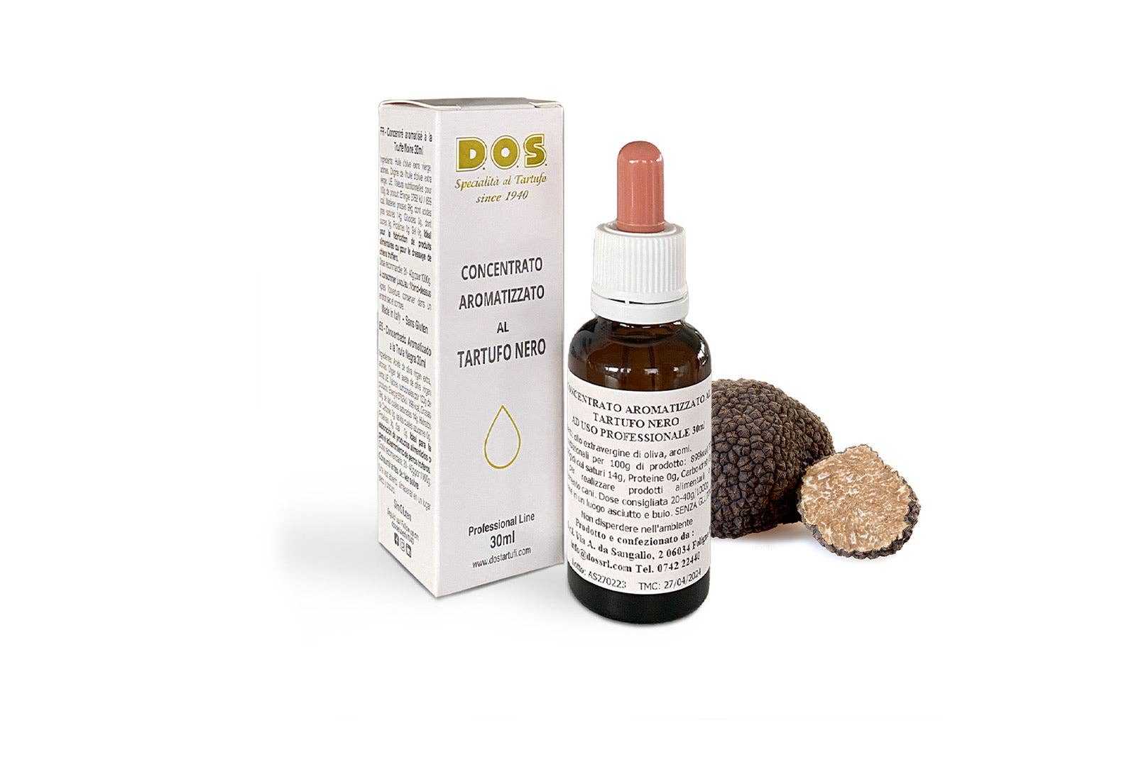 D.O.S. SpecialitĂ al Tartufo - Wholesale Retailer Display - Food & Drink - Liposoluble concentrate flavored with Black Truffle