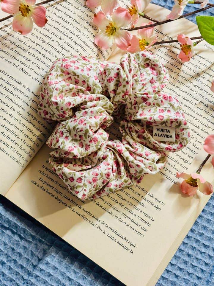 Floral Whisper Scrunchie for wholesale by Vuelta a la Vida