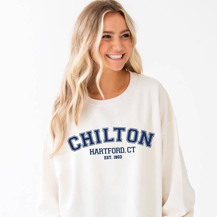 Oversized Chilton Crewneck Sweatshirt for wholesale by Arden & Gold
