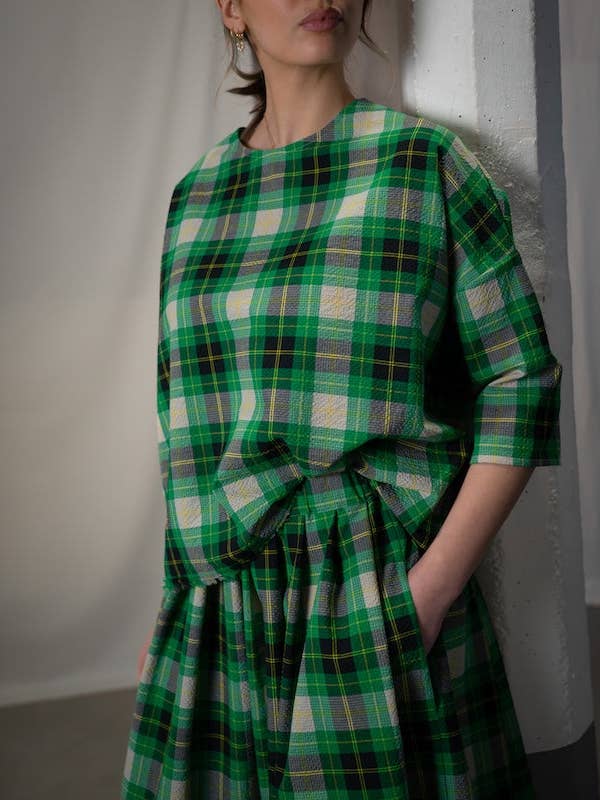 Shirt Health seersucker katoen voor wholesale door Mecànico Atelier