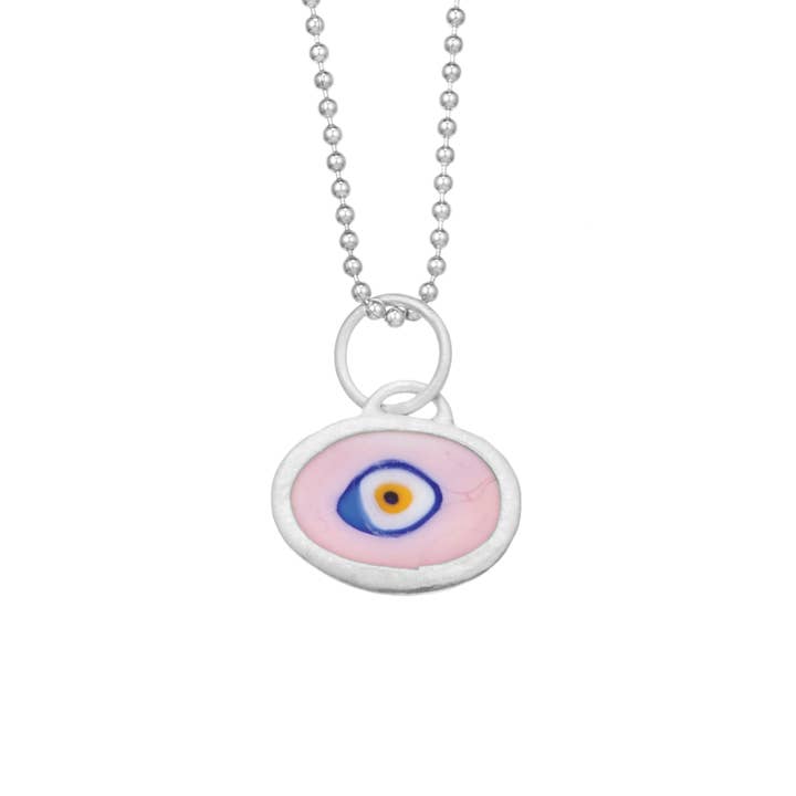 Lilac Protection Juju Eye in Sterling Silver for wholesale by Juju Supply Co.