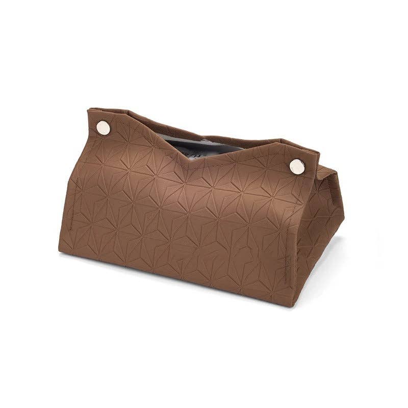 VividLux - Vendita all'ingrosso Scatola portafazzoletti - Scatola porta fazzoletti in pelle semplice0