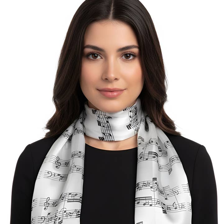 Holiday Gift Scarf Long Lightweight Music Note Key Board and other Purchase Wholesale blue board. Free Returns & Net 60 Terms on Faire trending on Faire.