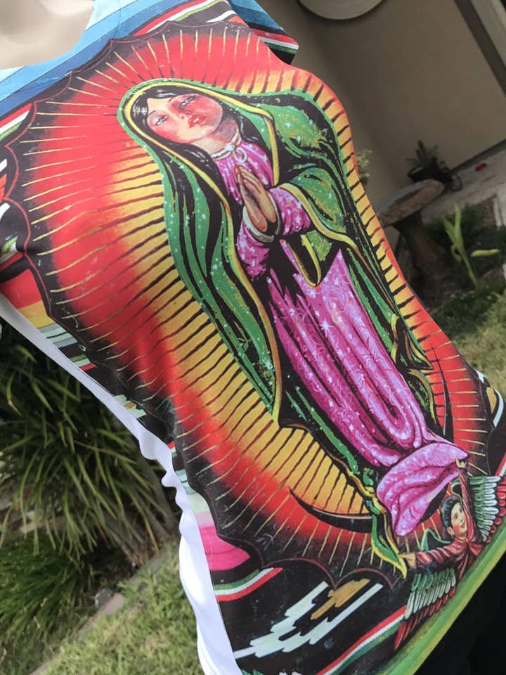 Cielito Lindo - Vente T-shirt sérigraphié – femme - Tee-shirt Vierge de Guadalupe6