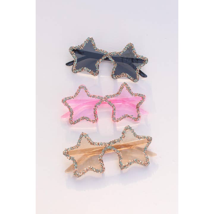 Space 46 Wholesale - Wholesale Sunglasses - Women's - Adults Star Studded Sunglasses
