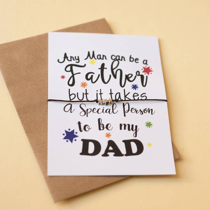 A6 Postcard Print - Special Person to be my Dad for wholesale by Dios Designs