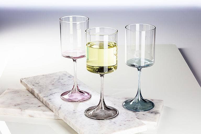 Abbott – wholesale Wine glass – Slender Wine Glass - 6 Assorted6