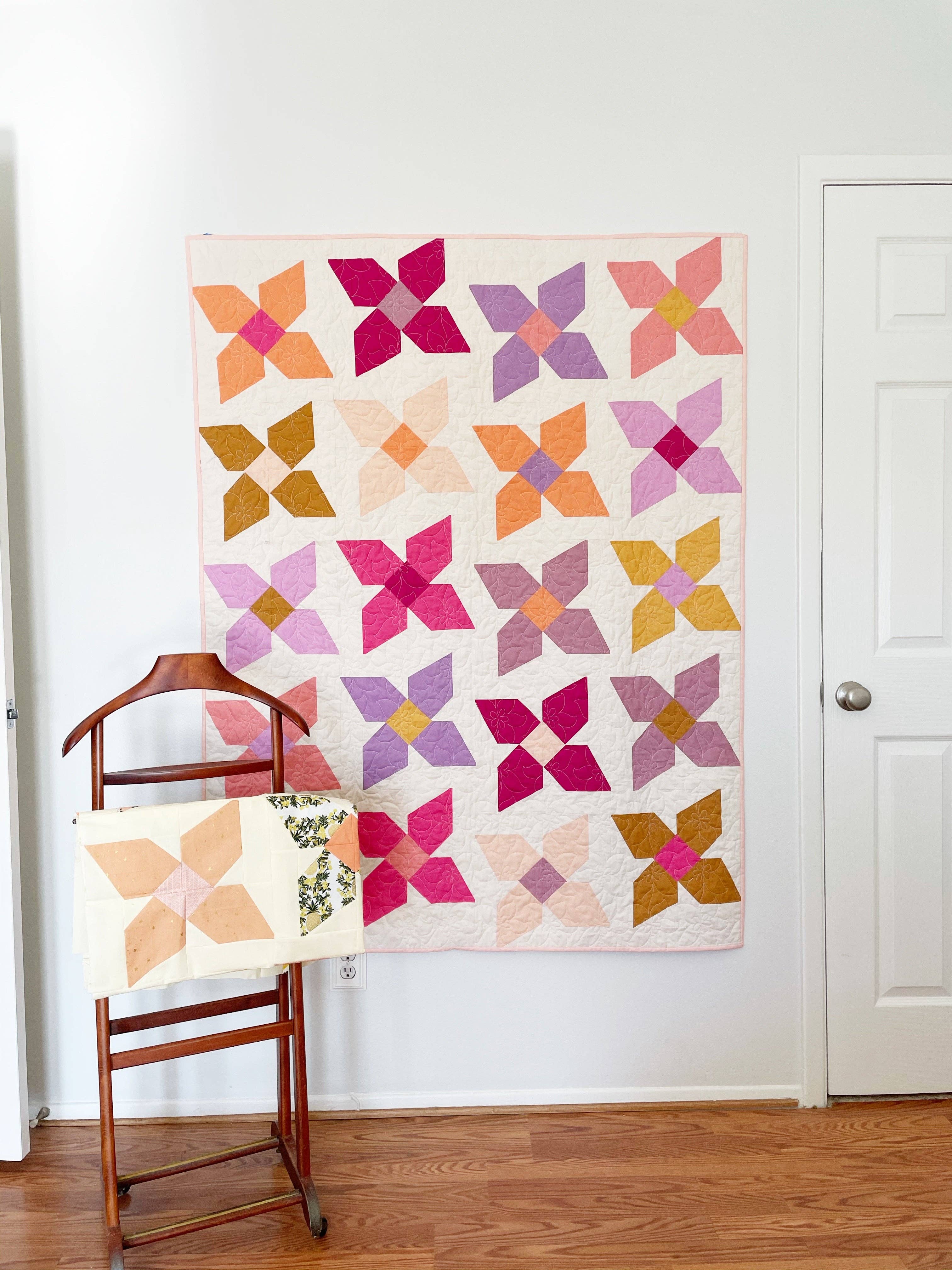 Nollie Bean – wholesale Craft sewing kit – Paradise Lane Quilt Pattern (Printed)3