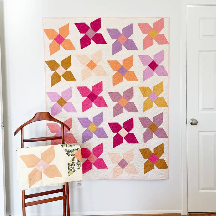 Nollie Bean – Großhandel Bastel-Nähset – Paradise Lane Quiltmuster (gedruckt)3