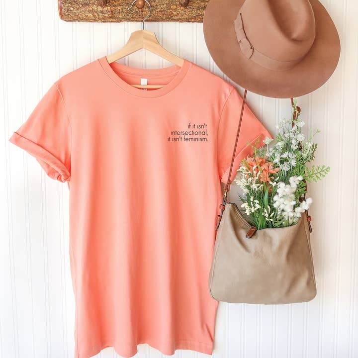 a riley creations – Engroshandel T-shirt med print - Dame – hvis det ikke er tværsnit, er det ikke feminisme T-shirt