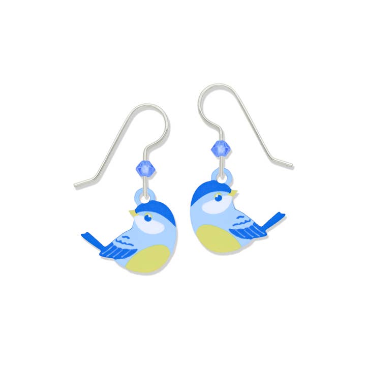 Left Hand Studios - Wholesale Dangle Earrings - Blue Songbird