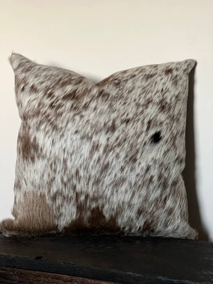 Cowhide Pillow Sham for wholesale by Ringleader Style & Design