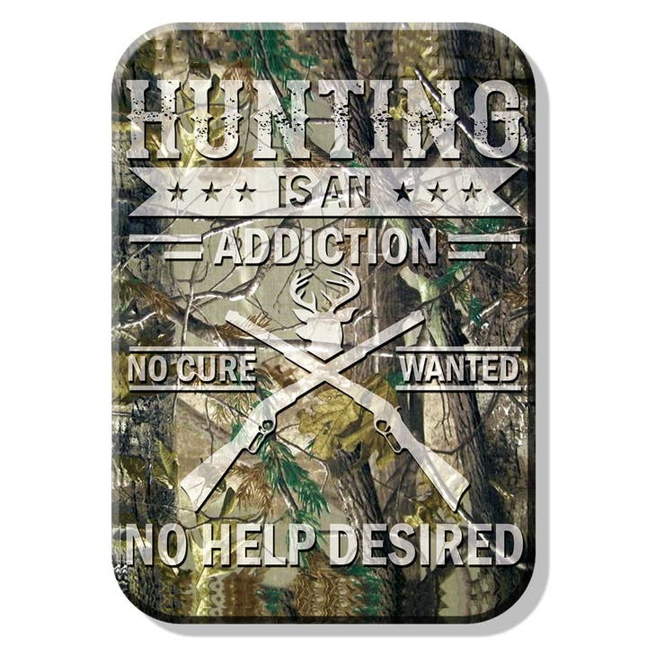 Íman: Hunting Cure Metal embrulhado com suporte impresso por atacado de Desperate Enterprises