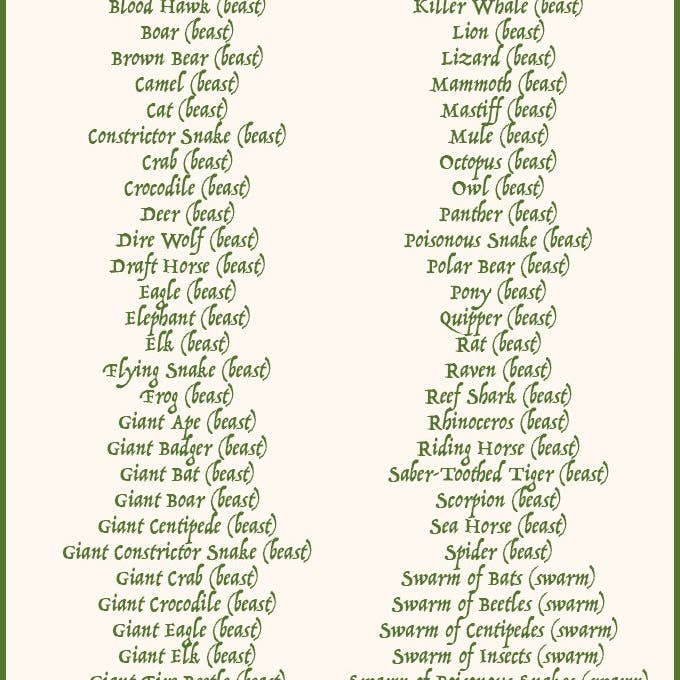 Gemhammer and Sons - Wholesale Card Game - The Compendium of Wild Beasts3