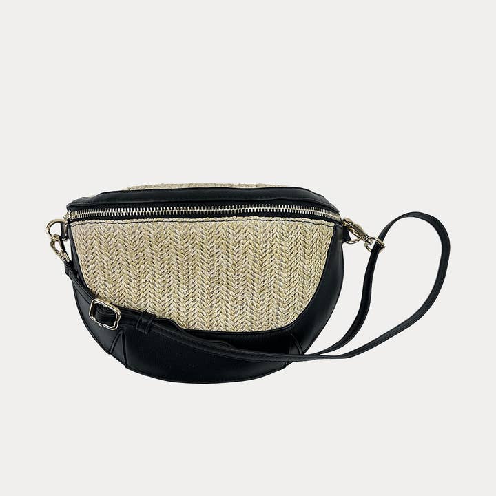 AHDORNED - Wholesale Belt Bag - Women's - Cecily Raffia Bum Bag