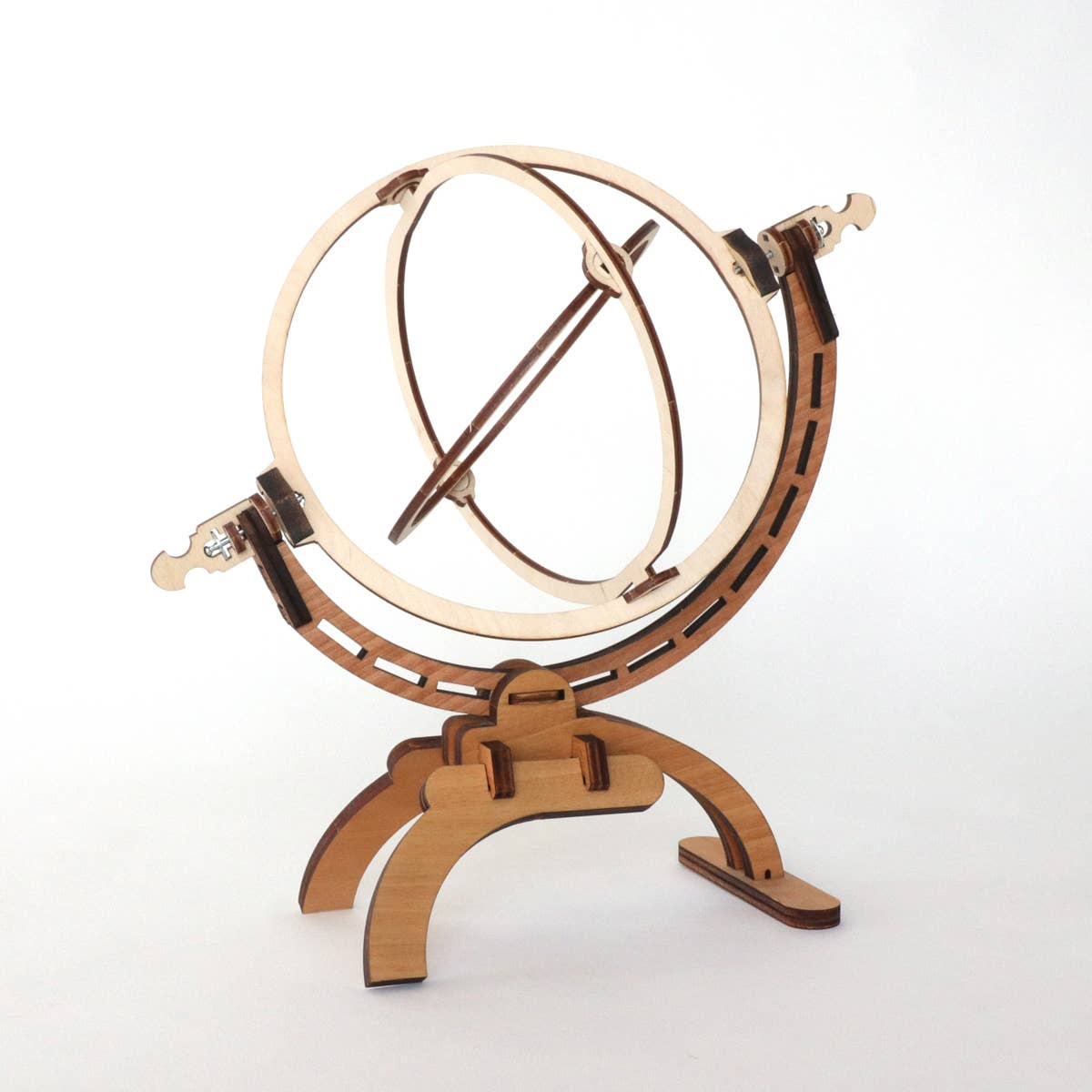 Dahimo - Vente Kit de bricolage - Suspension à Anneaux Leonardiana - Modèle en bois3