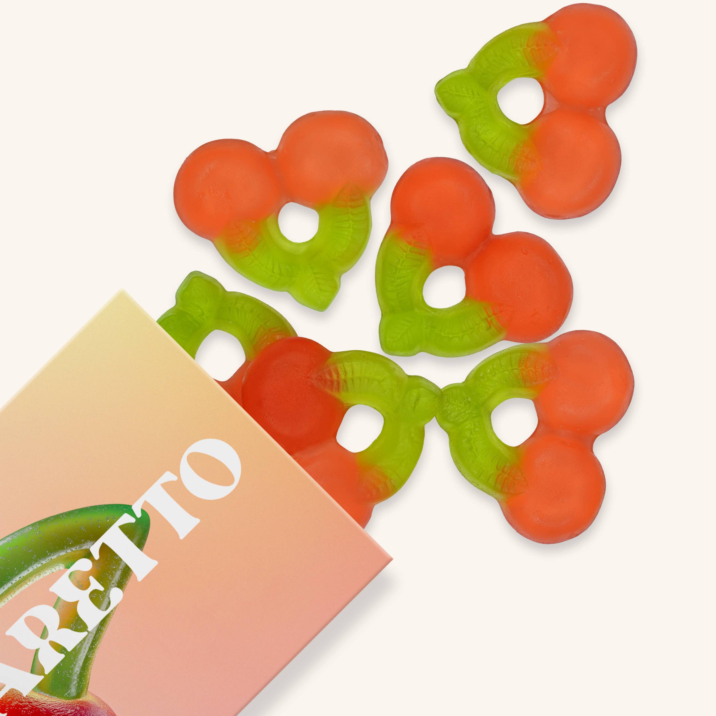 Vesper Bites (No duties | Ships from CAN/USA) - Wholesale Gummy - Amaretto Cherry Gummies, Chewy Candies, Alcohol-Free2