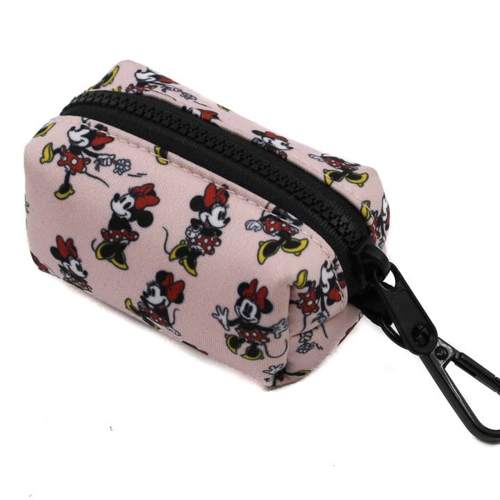 Pablo & Co. Boutique - Wholesale Pet poo bag dispenser - Minnie Mouse & Flowers: Poop Bag Holder