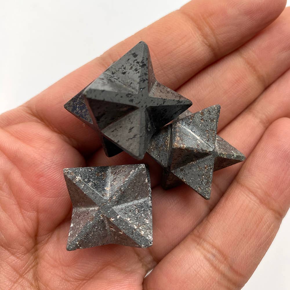 VIE - Vendita all'ingrosso Pietra/cristallo spirituale - Piccola stella Merkaba, 2 cm17