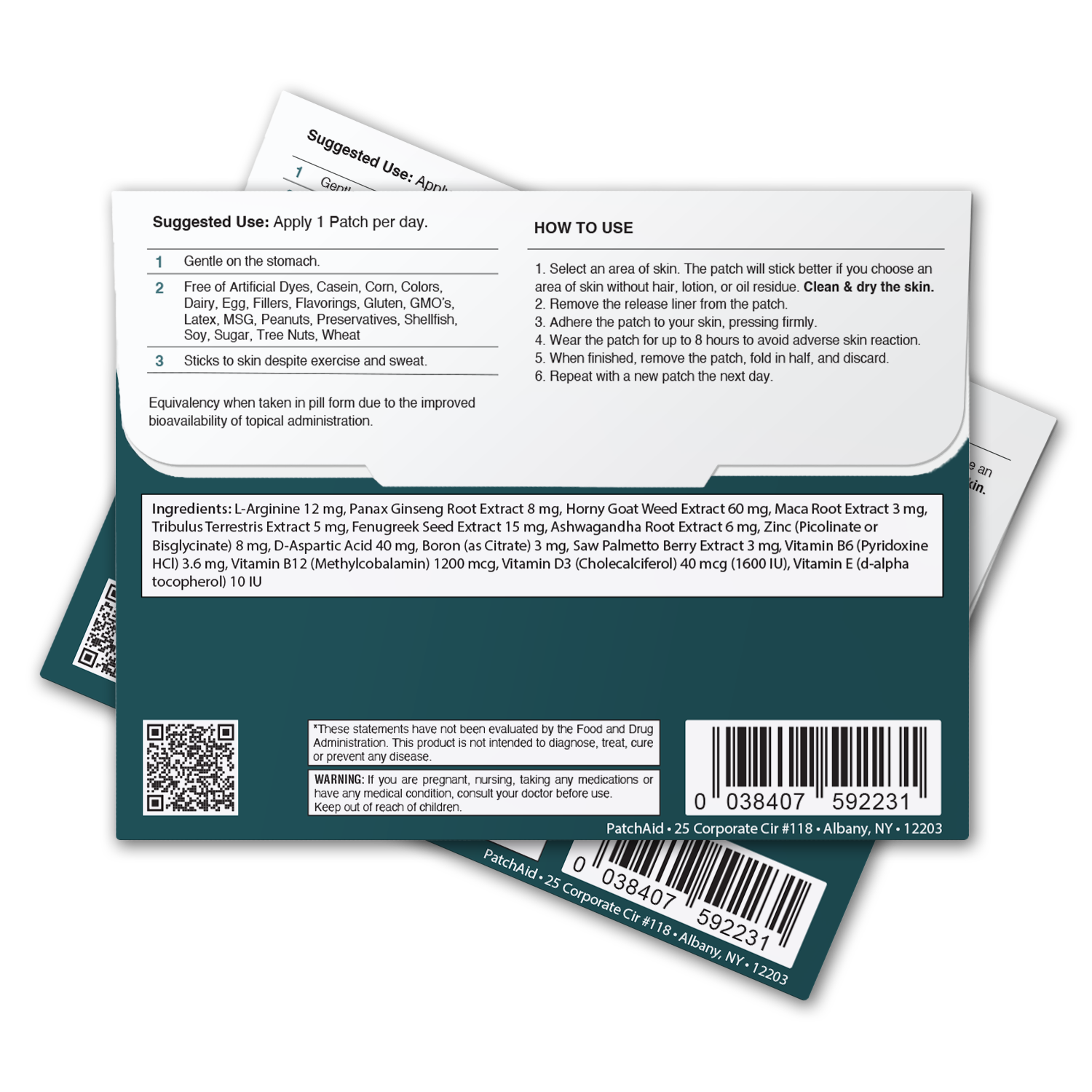 PatchAid - Wholesale Oral supplement/vitamin - Ignite Him Patch - Male Vitality & Performance3