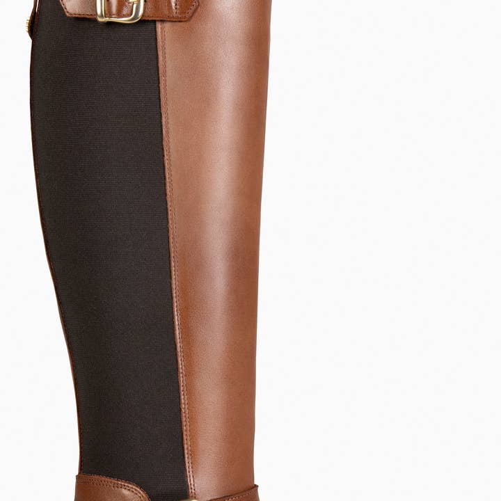 miMaO - Wholesale Boots - Women's - SENA — DRESS BOOTS WITH ELASTIC WAISTBAND BROWN