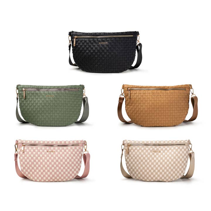 Kedzie Terrace Woven Crossbody Assortment for wholesale by DM Merchandising