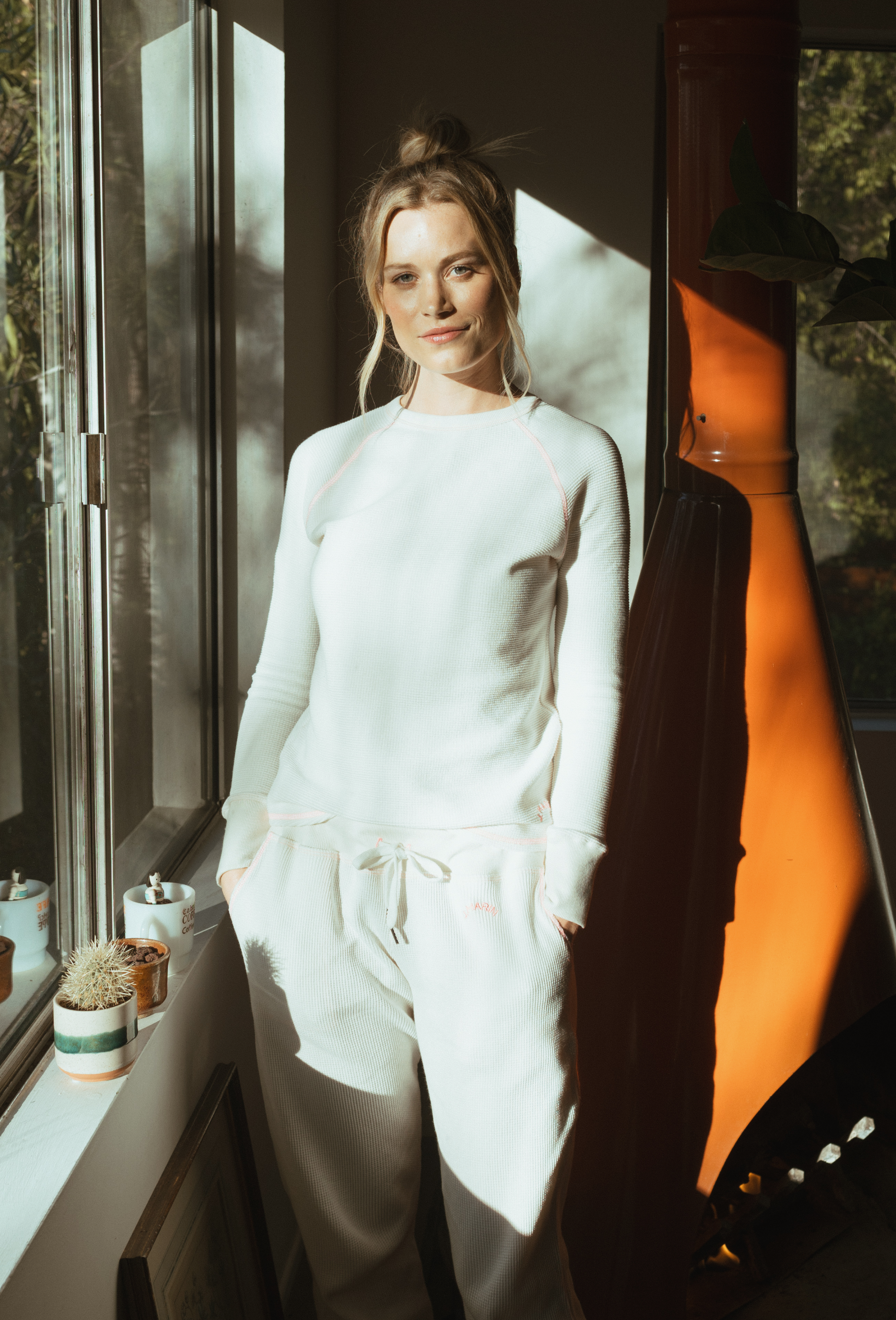 J. Marin Co. - Wholesale T-Shirt - Women's - The Chalet Thermal Top - Cappuccino1