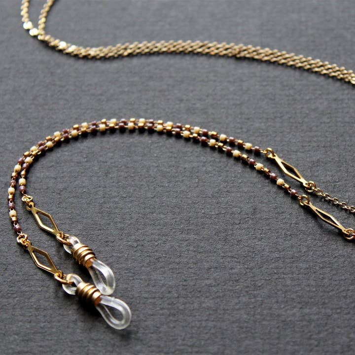 Unique Dainty Beaded Eyeglasses Chain, Everyday Accessory for wholesale by NEA