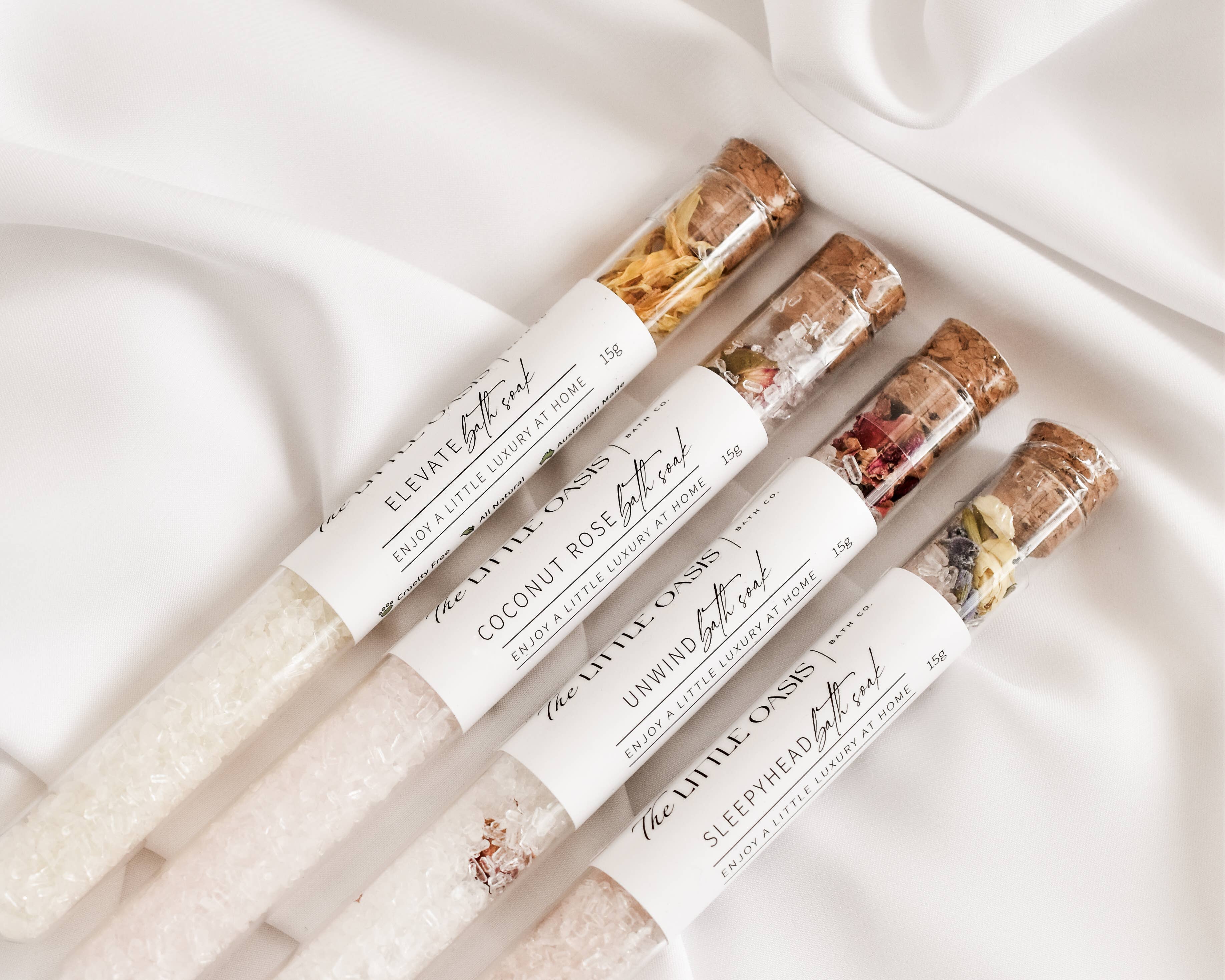 The Little Oasis Bath Co. - Wholesale Bath soak/milk - ELEVATE | MAGNESIUM BATH SOAK - TEST TUBE1