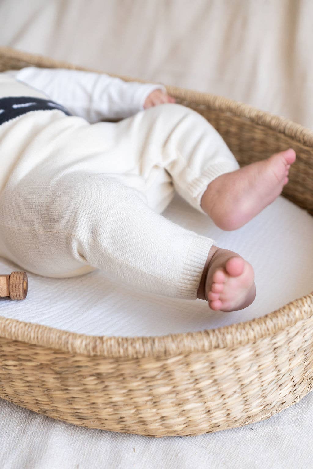 Natural Car Applique Sweater Knit Baby Overall & Bodysuit (Organic) for wholesale on Faire6