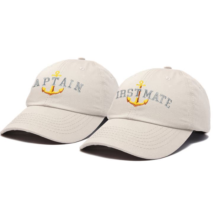 Dalix - Wholesale Baseball Cap - Unisex - DALIX Matching Captain And First Mate Hat Set