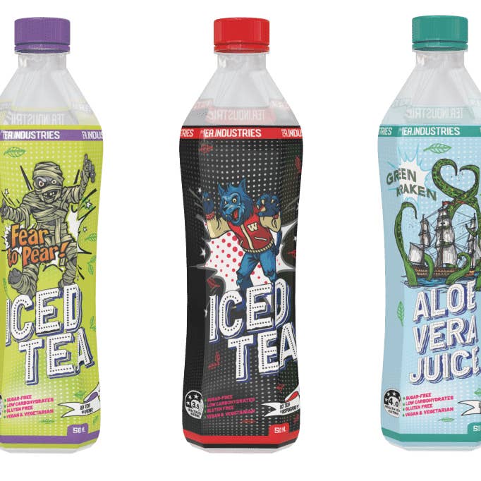 Tea Industries - Wholesale Iced tea - Variety Pack - 1 Bottle of each Flavour - Sugar free with no artificial sweeteners - Limited Edition1