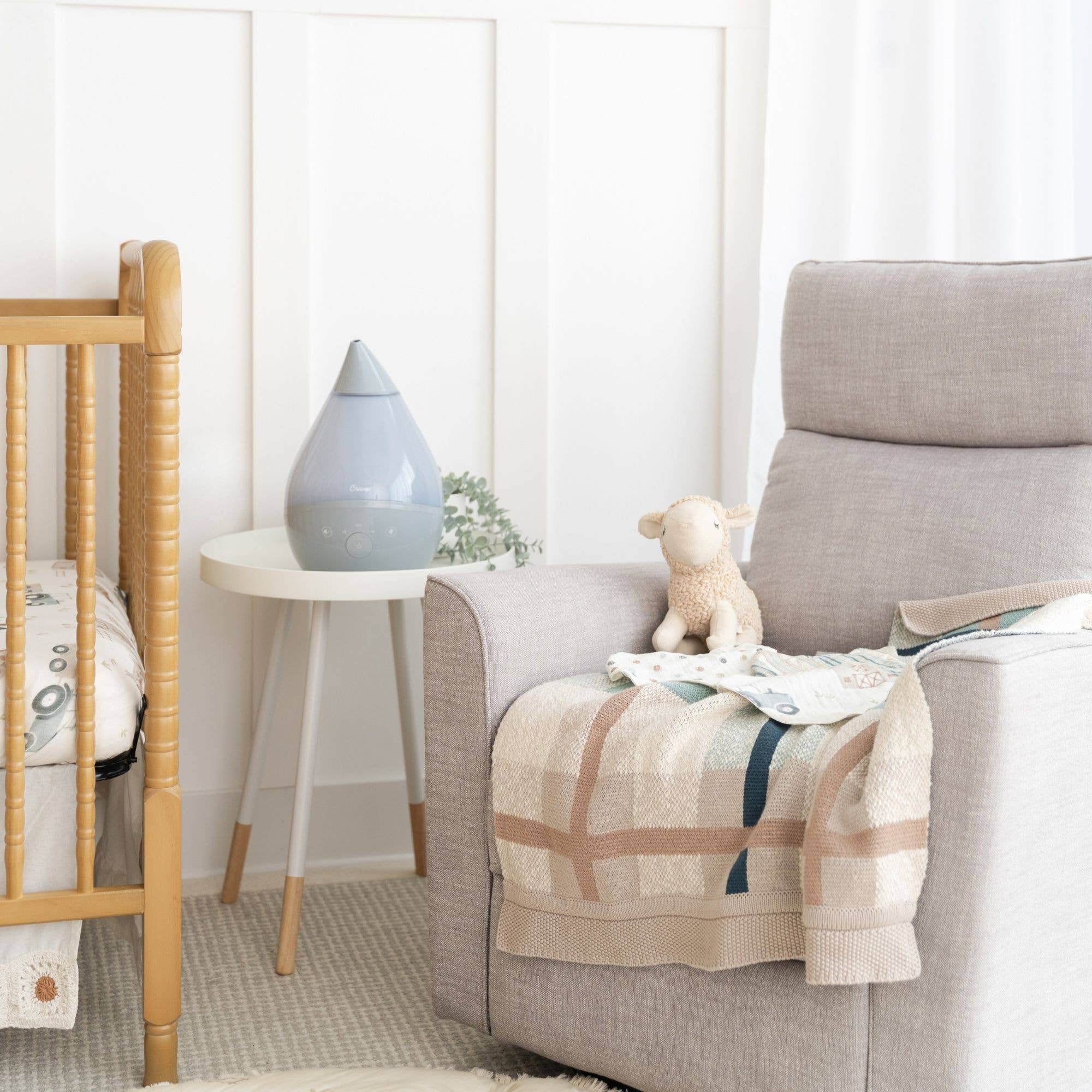 Crane Baby - Vente Couverture de lit – enfant et bébé - Plaid tricoté Charlie Farmhouse6