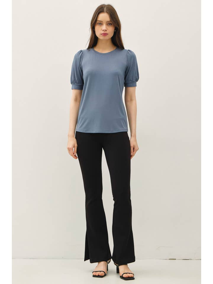 Be Cool - Wholesale Knit Top - Women's - BAMBOO/MODAL ULTRA SOFT VOLUME SLEEVE BASIC TOP 9