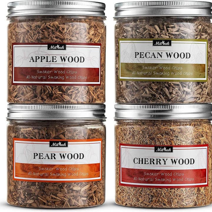 MITBAK 4-Pack Extra Fine Wood Chips for Smoking Gun for wholesale by Kadra Kitchenware