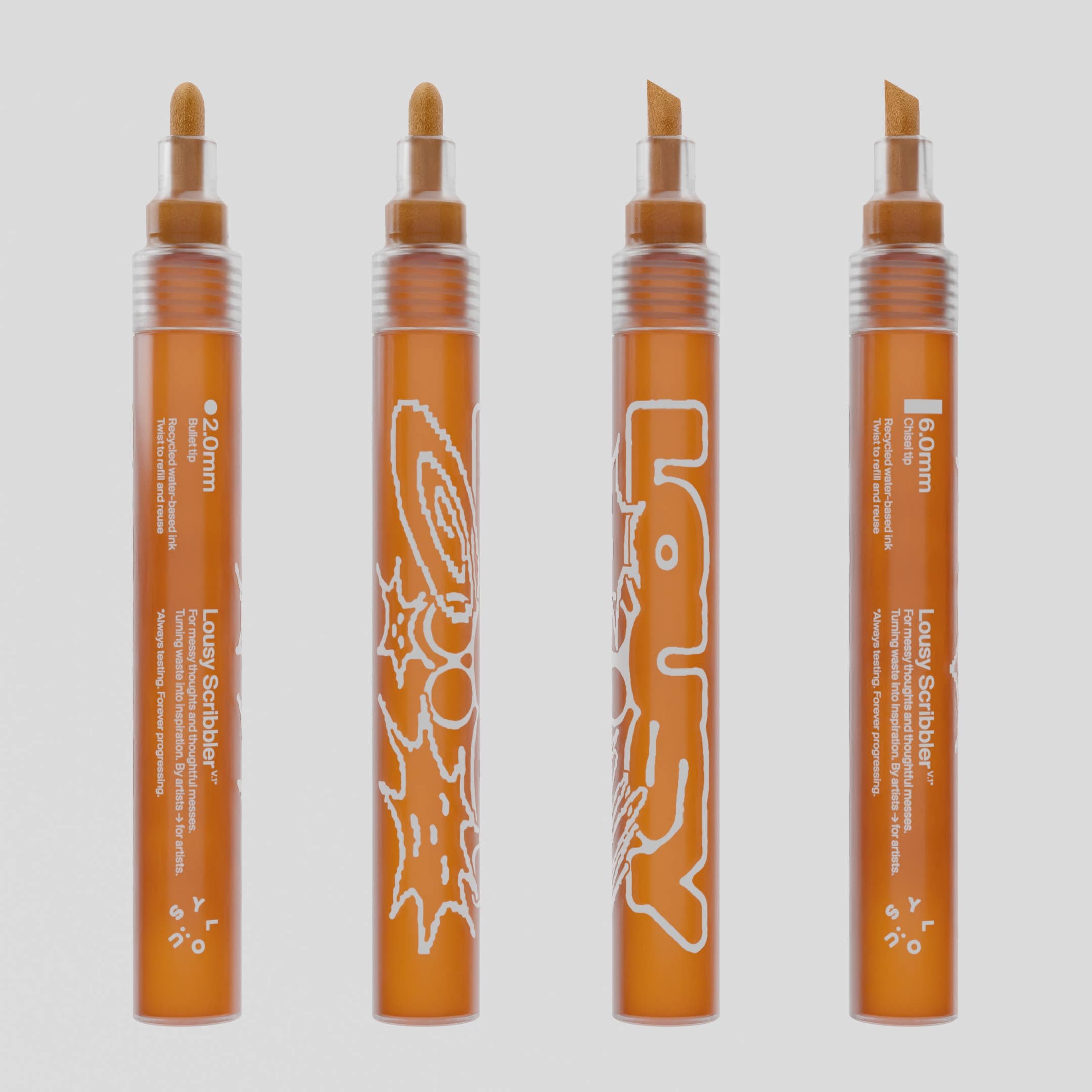 LOUSY - Wholesale Marker - Lousy Scribbler — Sustainable Refillable Markers4