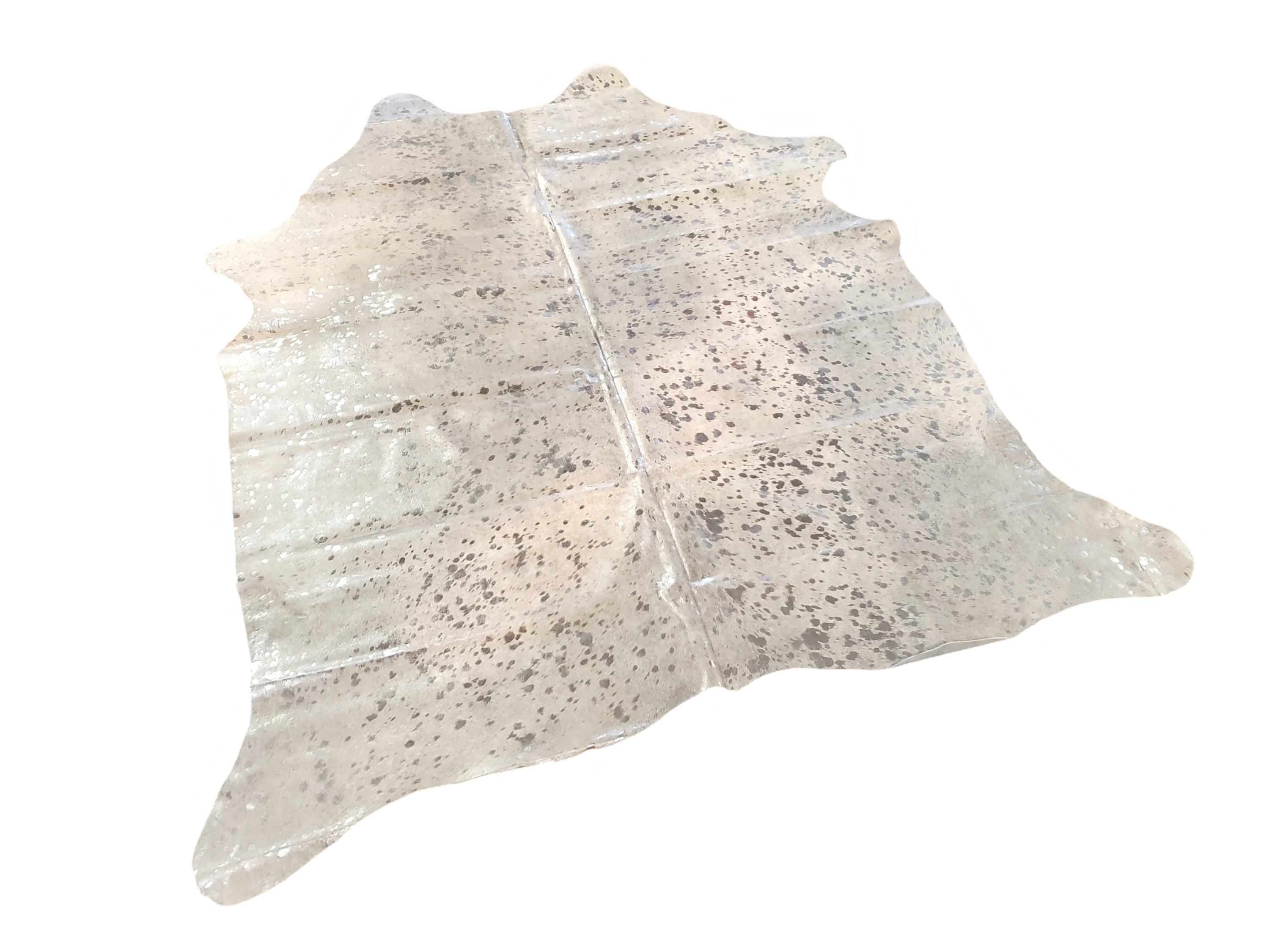 Charlie Leather – wholesale Area rug – Sil Silver Hide Rug 0