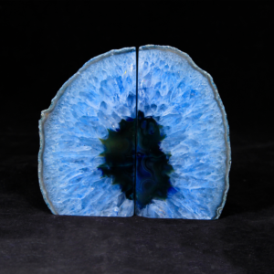Cold River Mining - Wholesale Bookend - BOOKENDS BLUE AGATE- Sold by the Set3