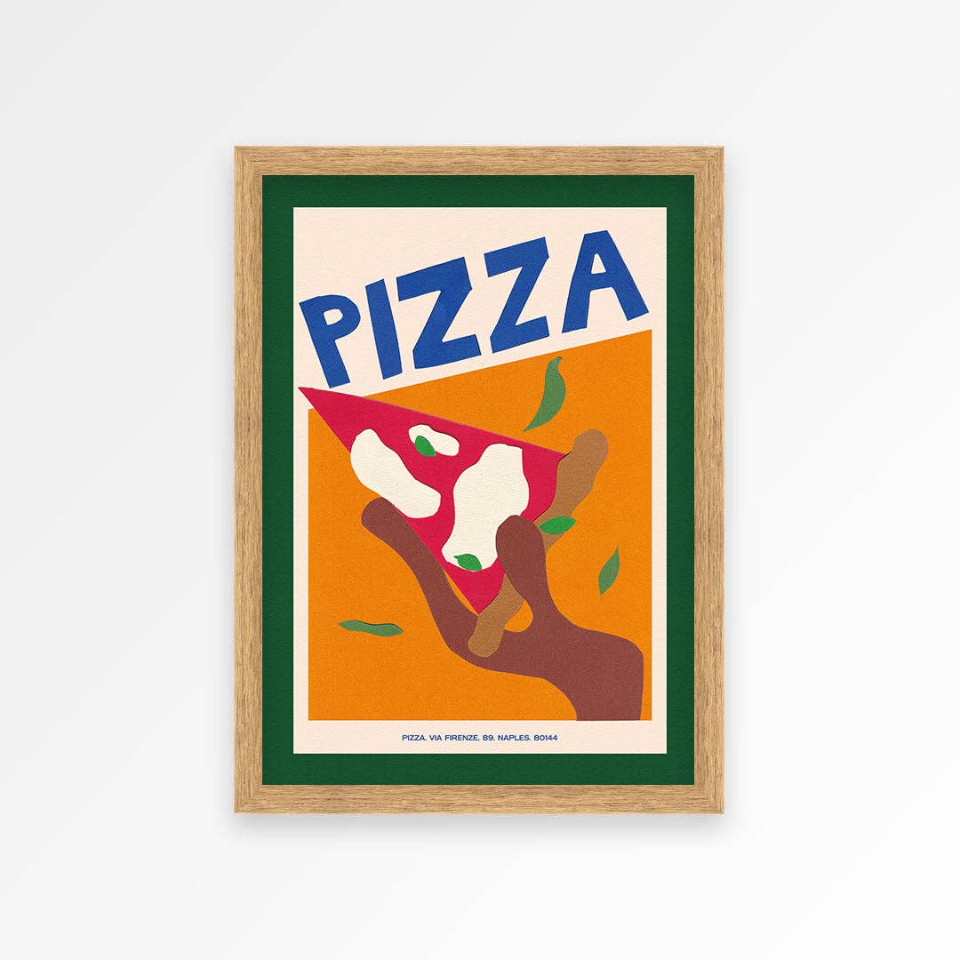 Proper Good - Wholesale Art Print - Pizza Hand Collaged Print4